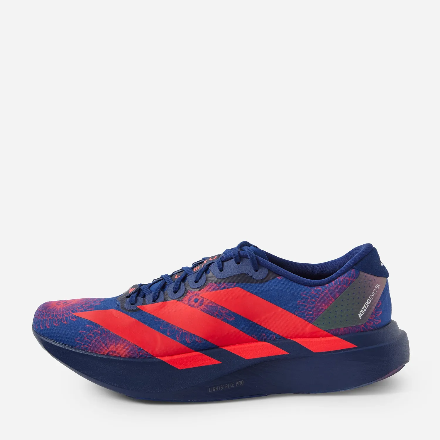 Labrum Adizero EVO SL chaussures running bleu marine imprimé