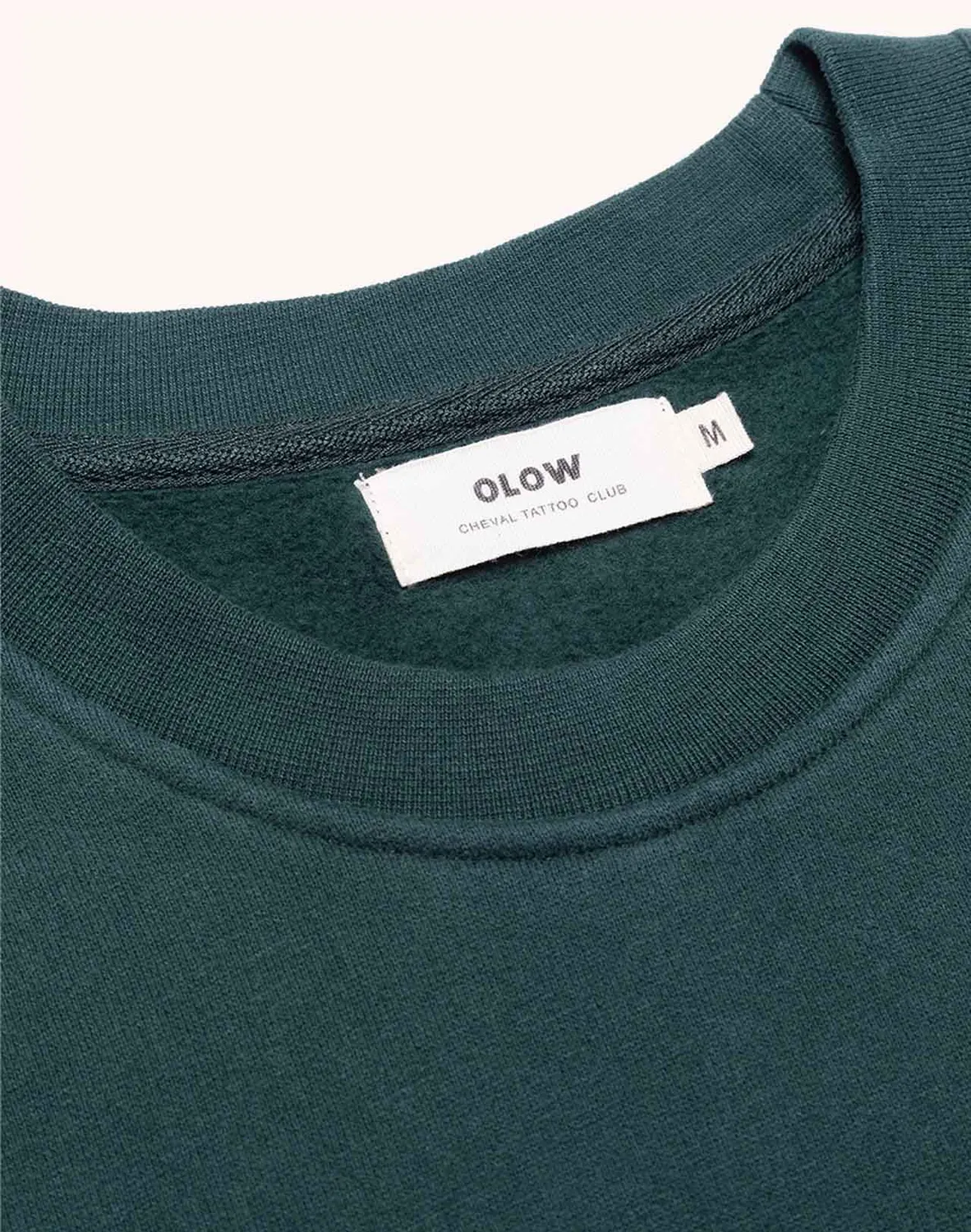 OLOW Wild sweat coton bio vert mélèze