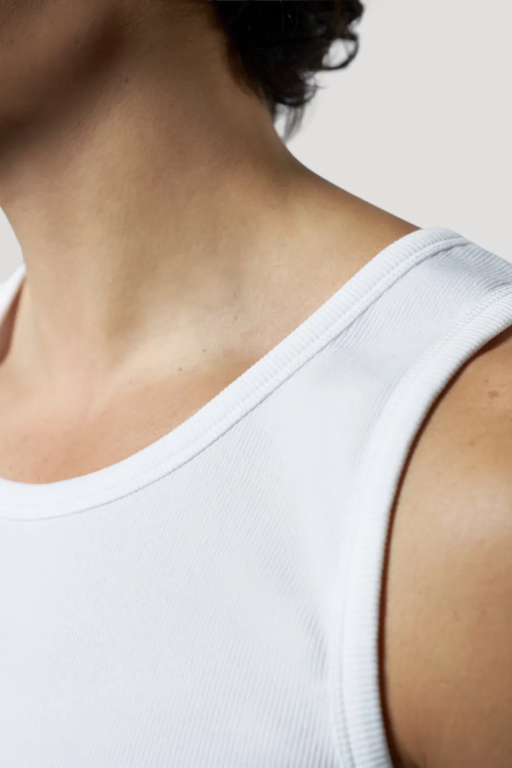 Loom Le marcel débardeur coton bio blanc