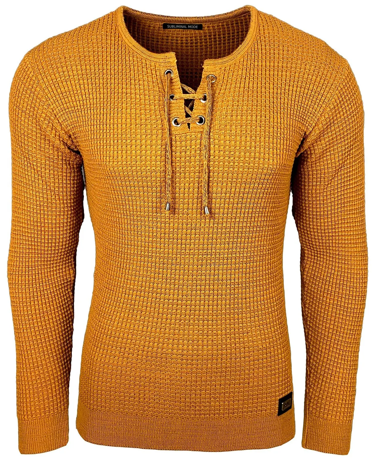 Subliminal Mode BX52132 pull col V homme camel