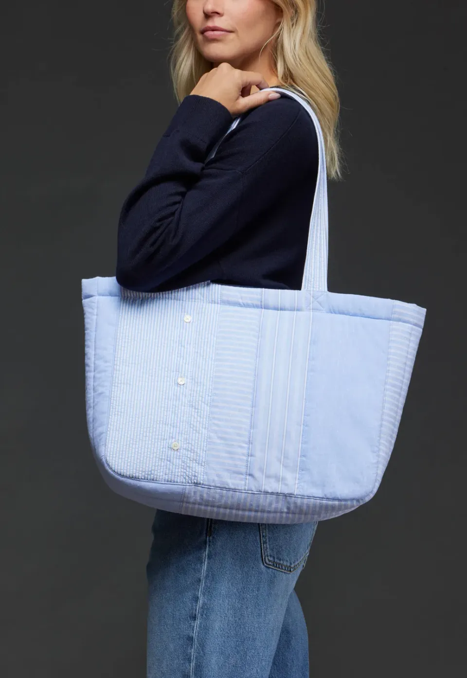 Eden Park Pap'Atelier sac cabas patchwork coton upcyclé