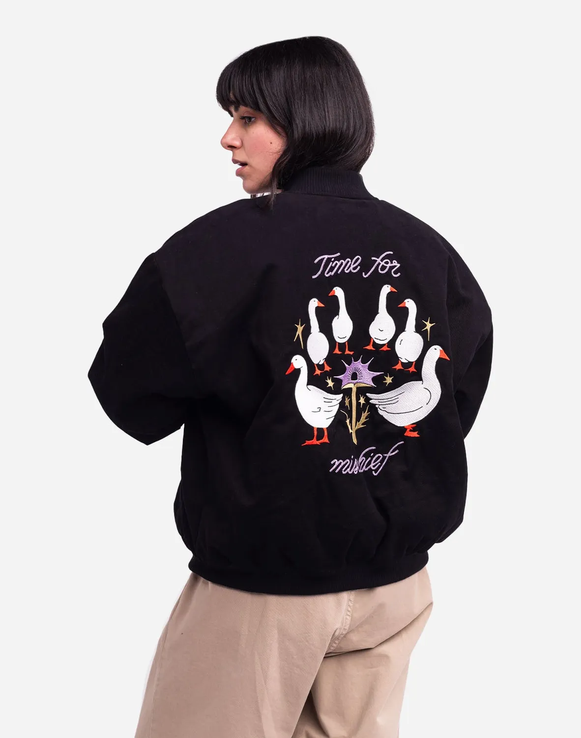 OLOW Mischief blouson noir coton bio