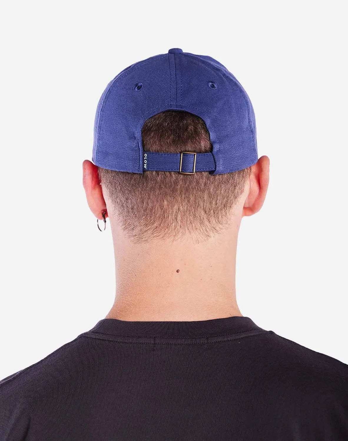 OLOW Six Panel Meknes casquette bleu outremer coton bio