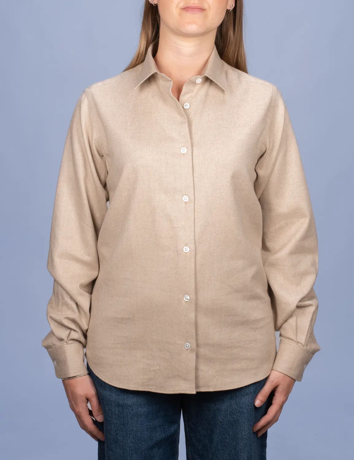 La Chemise Française Flanelle Sable chemisier femme chaude