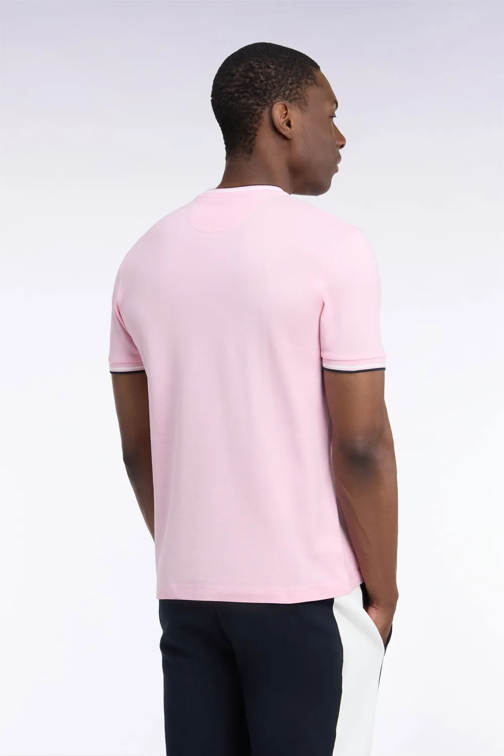 Eden Park H26MAITC0013/ROC16 t-shirt rose coton droit