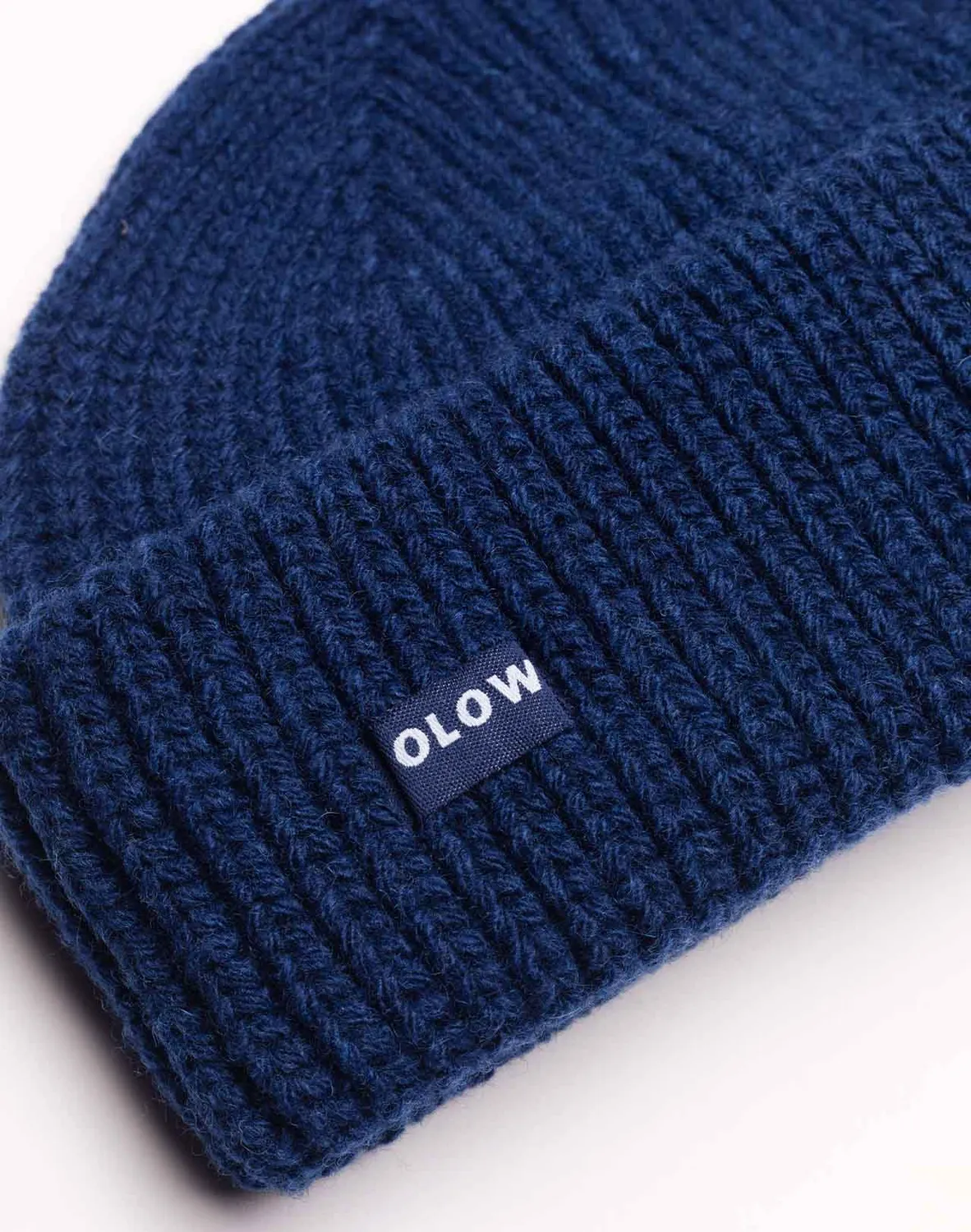 OLOW Laban bonnet bleu docker laine mérinos