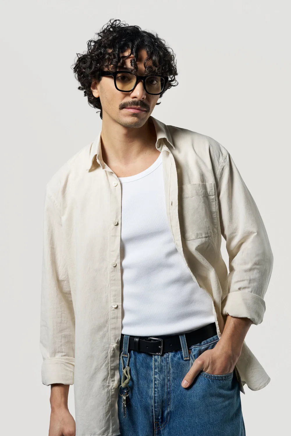 Loom Le marcel débardeur coton bio blanc