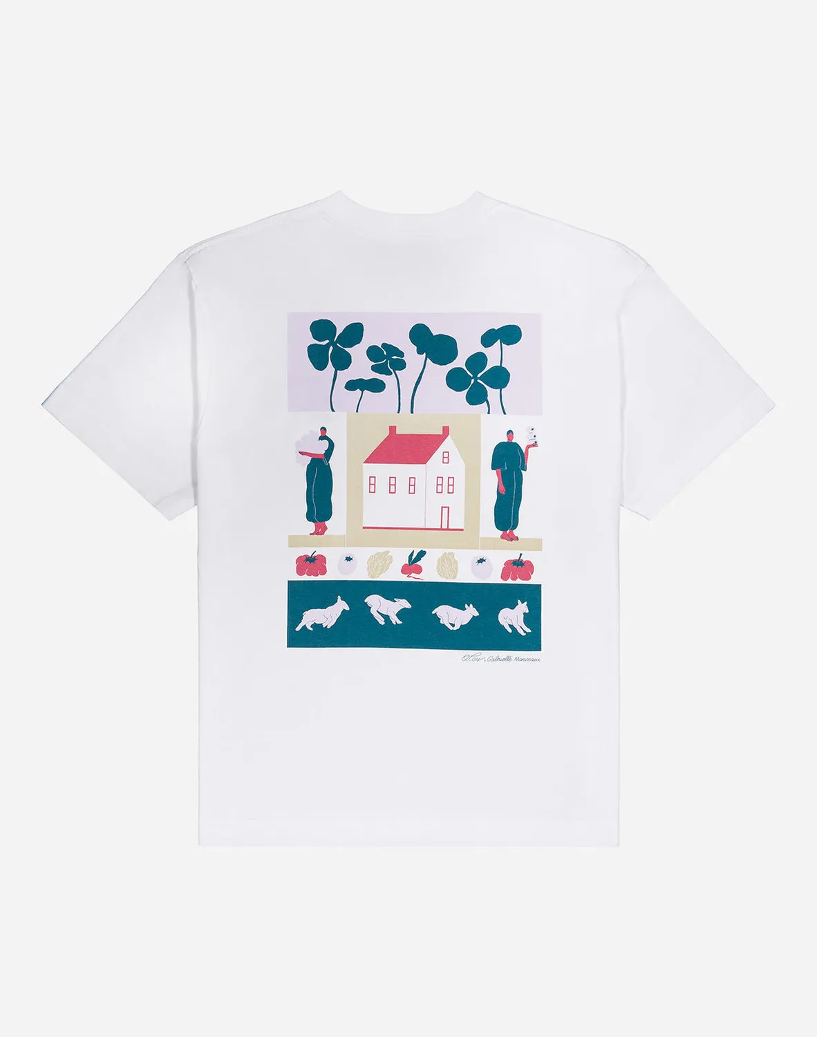 OLOW Farm t-shirt ample écru bio
