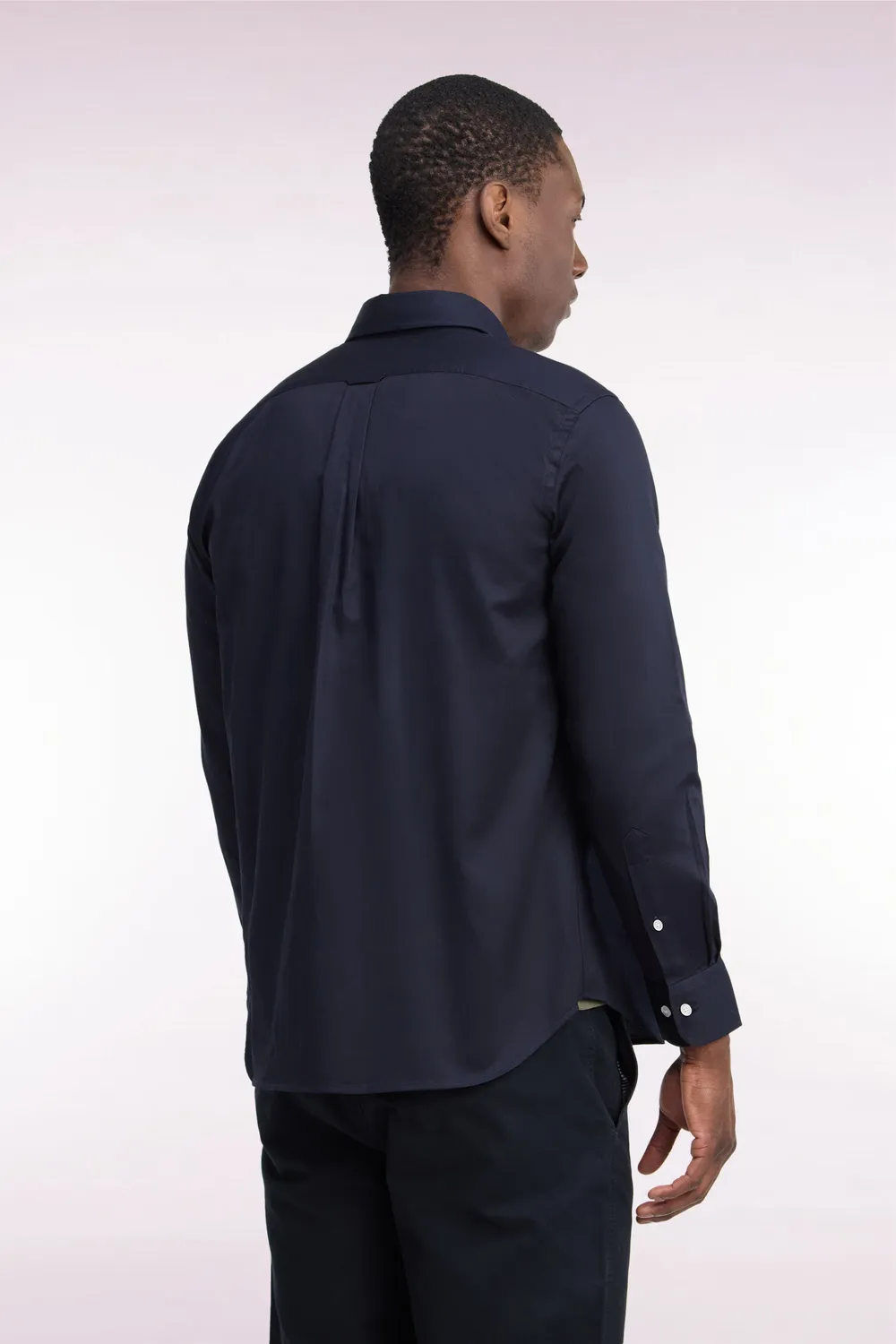 Eden Park Legend Rugby chemise piqué coton marine coupe droite