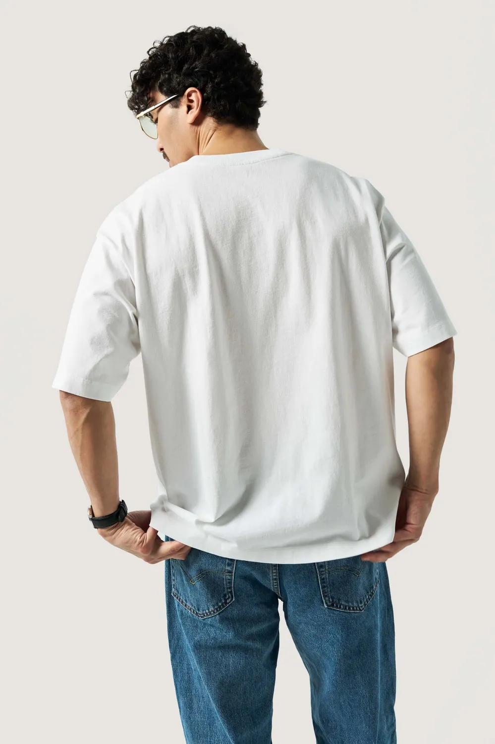 Loom Le t-shirt oversize coton épais vert pâle taille M