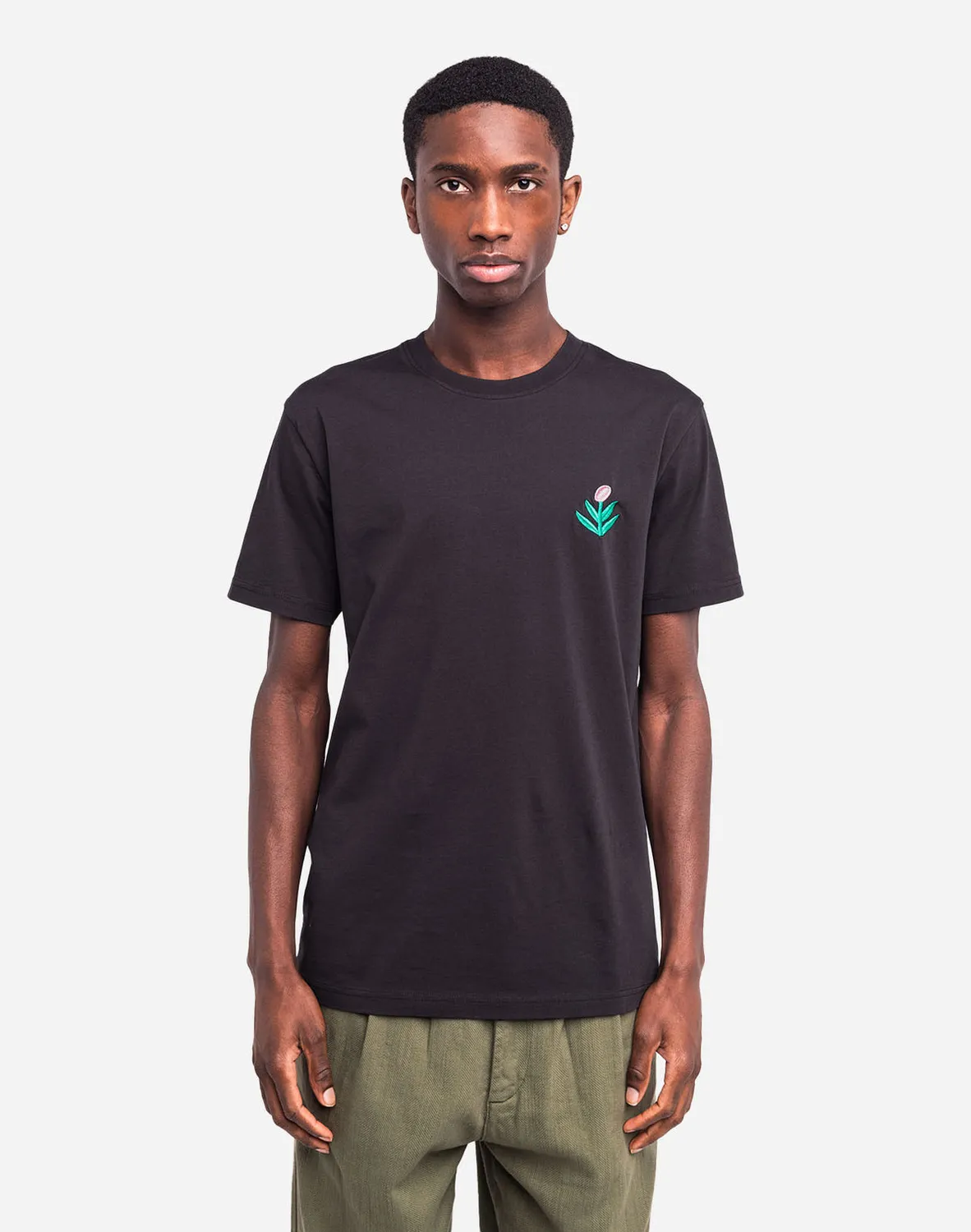 Olow Belle Saison t-shirt noir coton bio