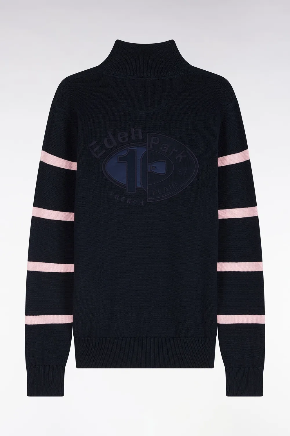 Eden Park Papillon H26MAIPU0085 pull zip marine rayé