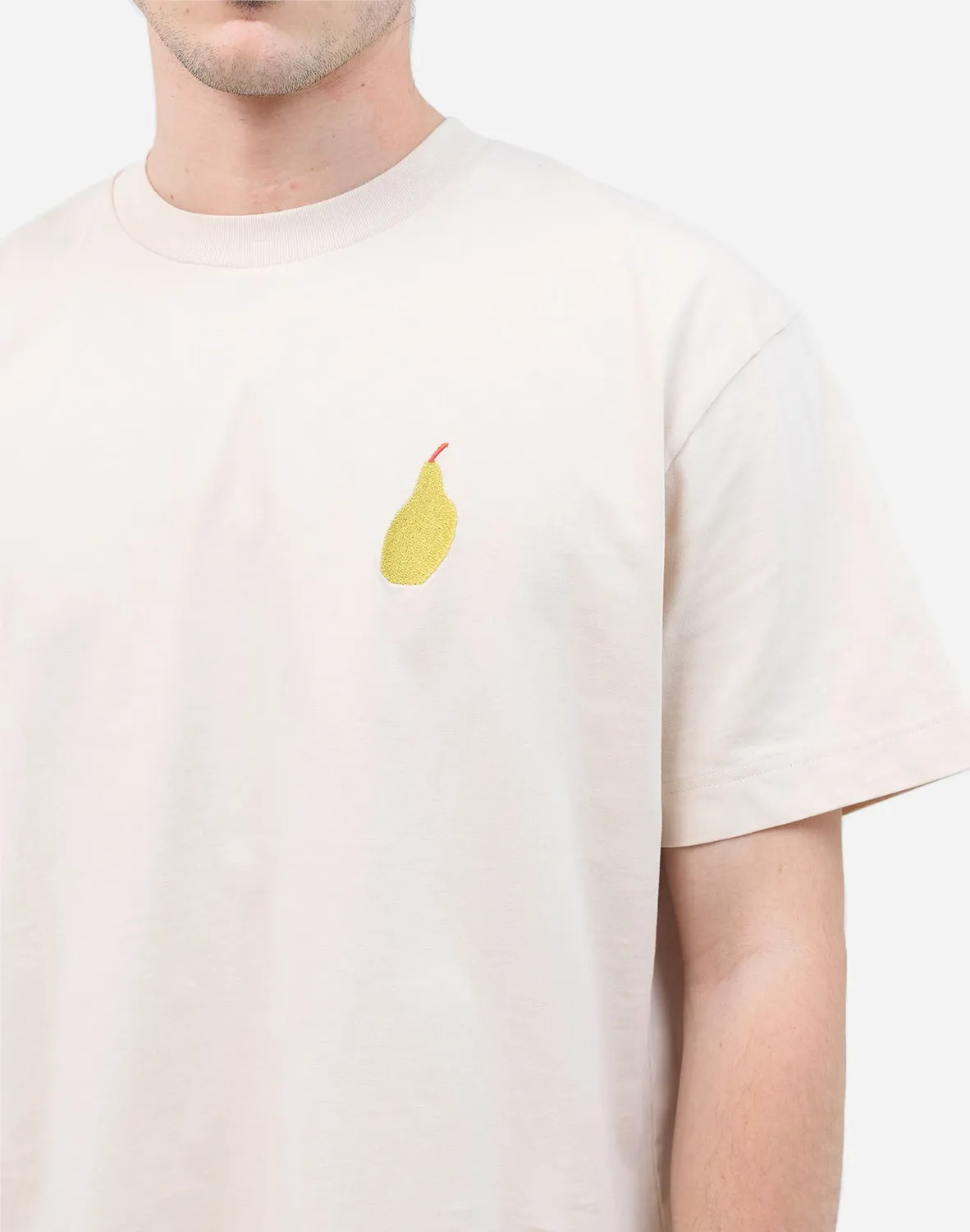 OLOW Meshbag t-shirt ample crème coton bio