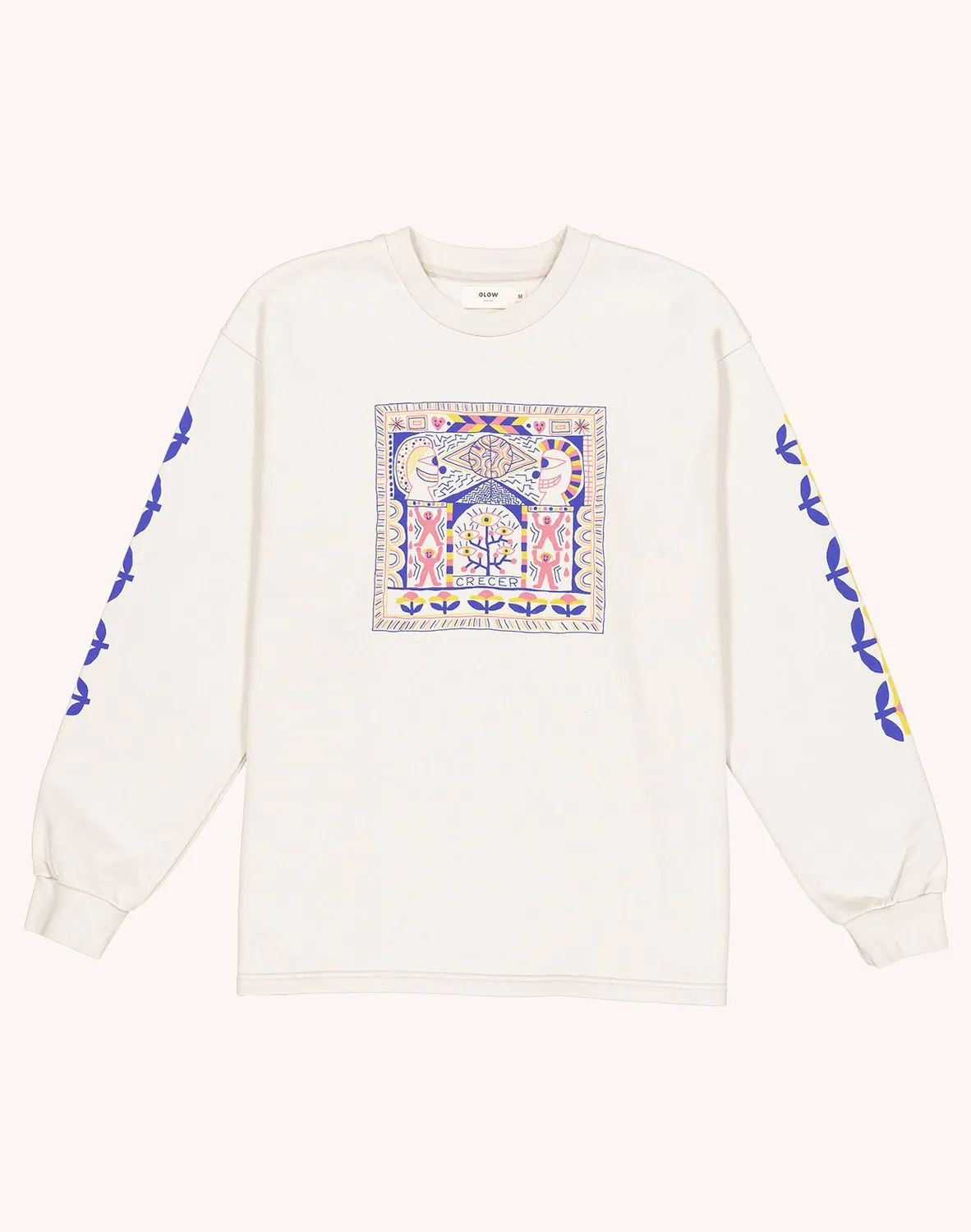 OLOW Evolve sweat gris perle coton bio 430g