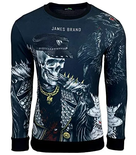 Subliminal Mode BX201 911 sweatshirt noir L strass