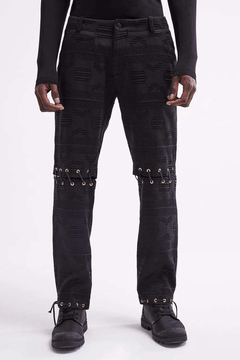 French Deal Osei pantalon pagne coton œillets