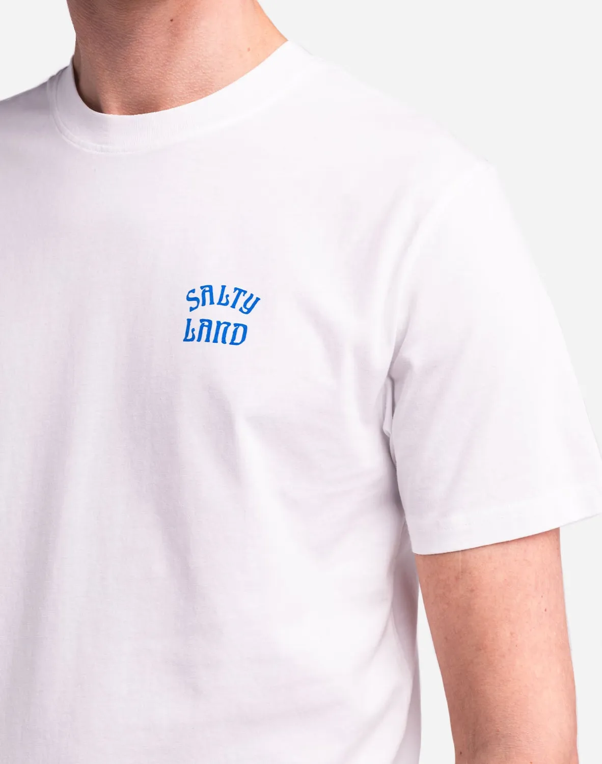 Olow Guardian t-shirt écru coton bio brodé