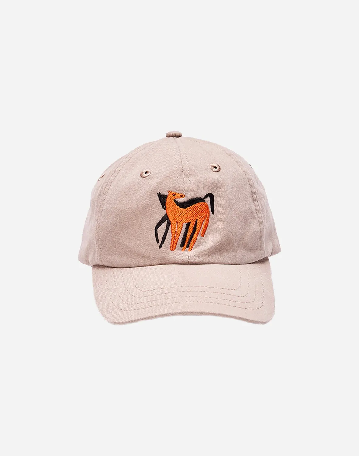 OLOW Hastar casquette six panels beige brodée