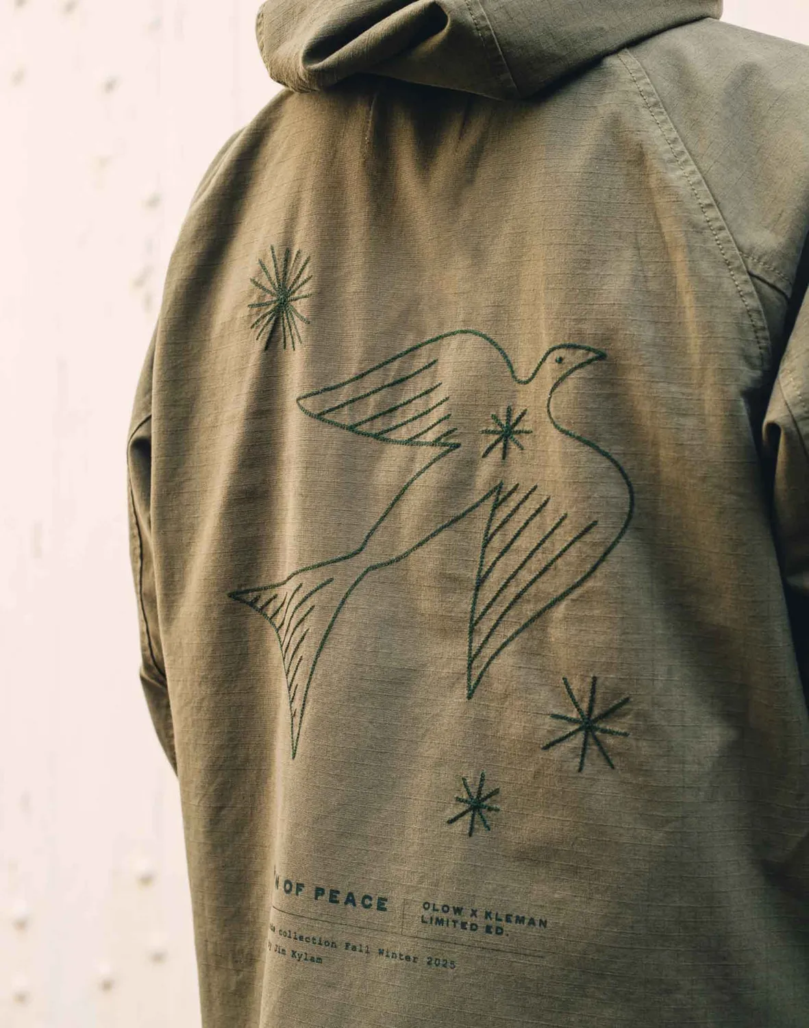 Olow Suma Haven veste capuche ripstop brodée