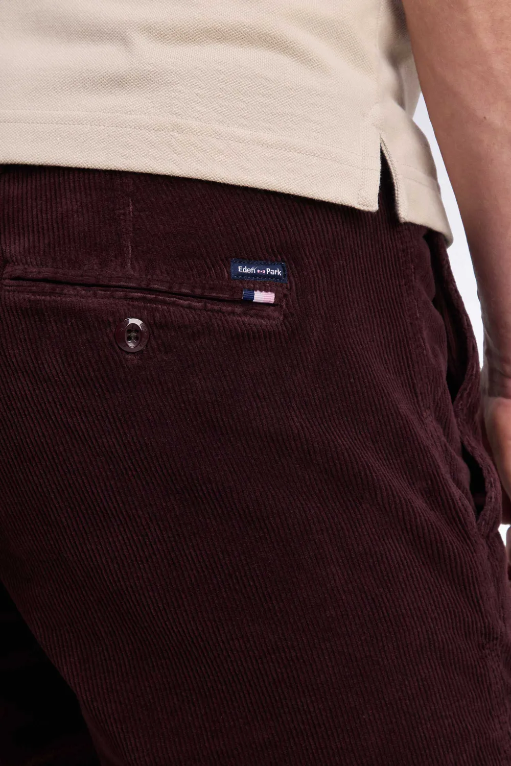 Eden Park Legend Rugby chino velours marron