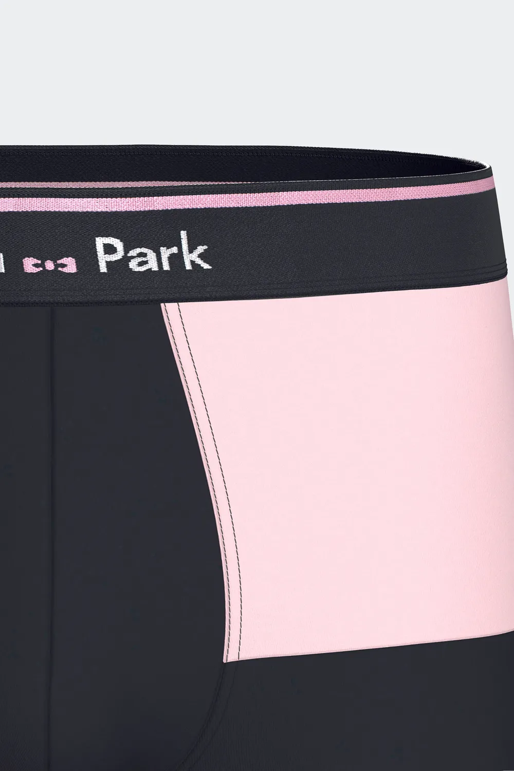 Eden Park lot 2 boxers coton stretch marine rose damier