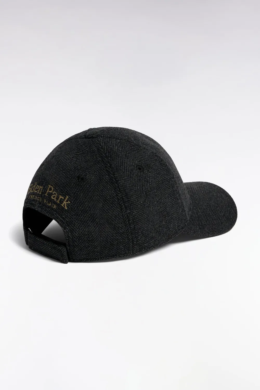 Eden Park H26CHACA0007 casquette anthracite laine chevrons
