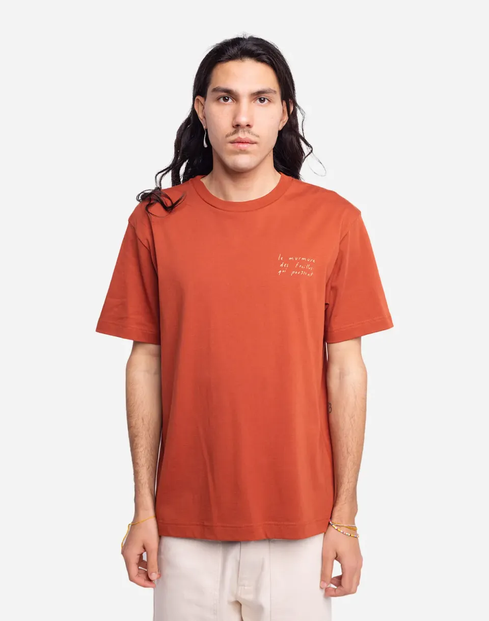OLOW Le Murmure t-shirt oversize rouille coton