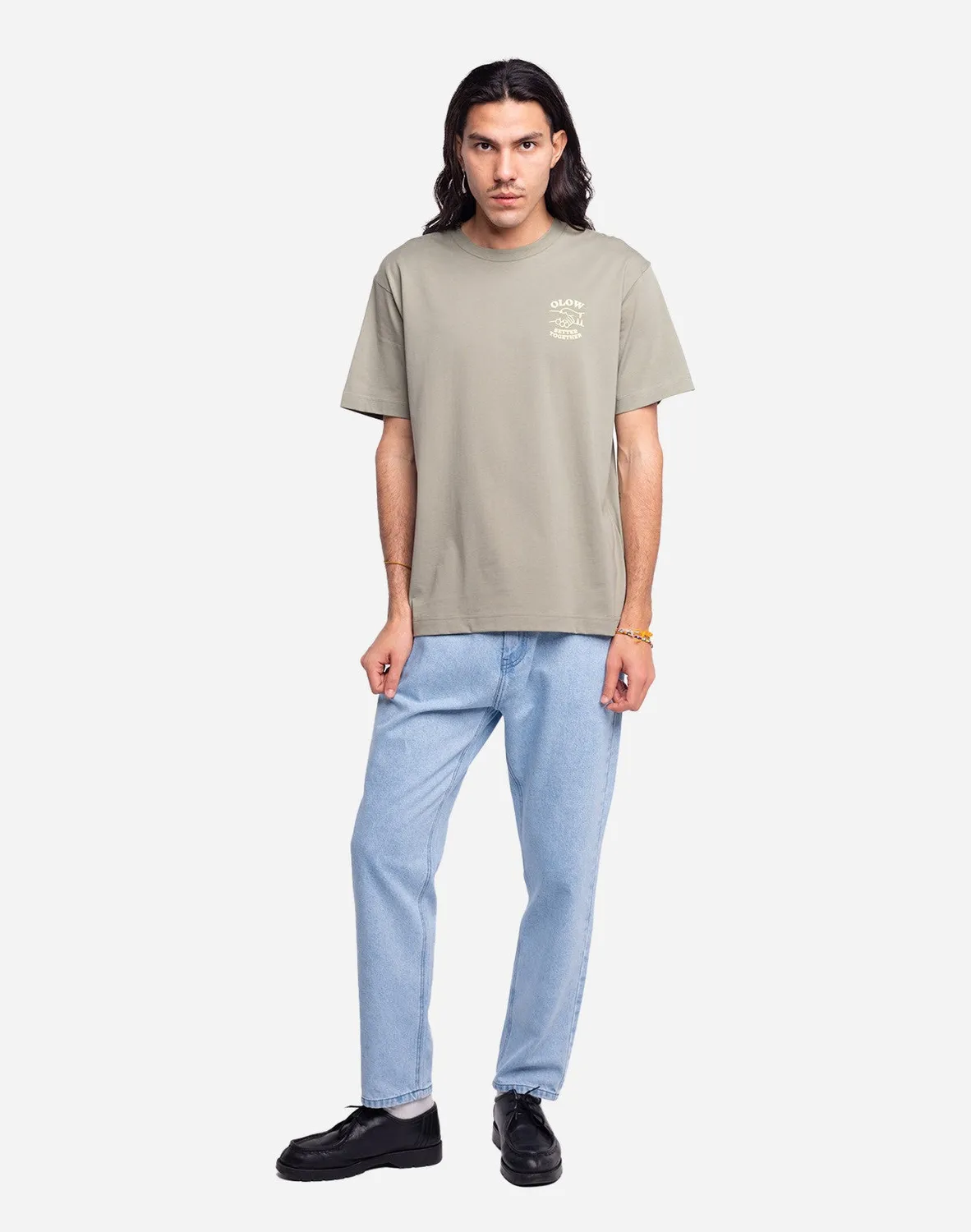 Olow Better Together t-shirt argile ample coton