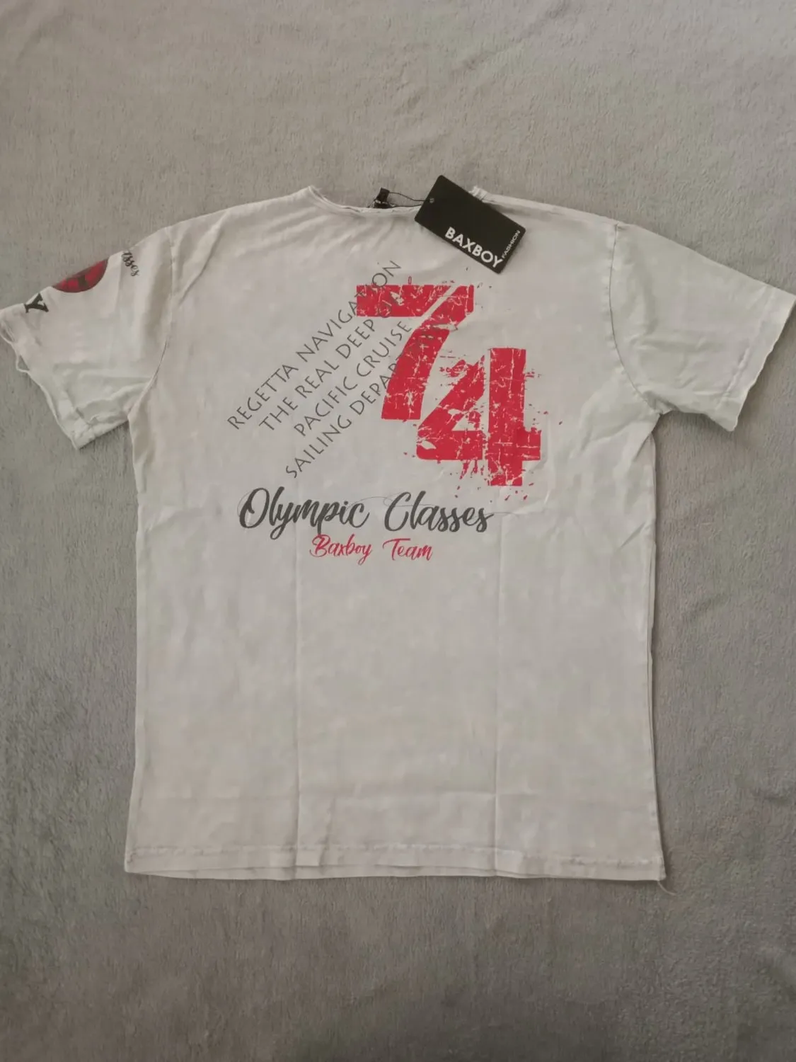 Subliminal Mode BX119 t-shirt homme délavé gris foncé