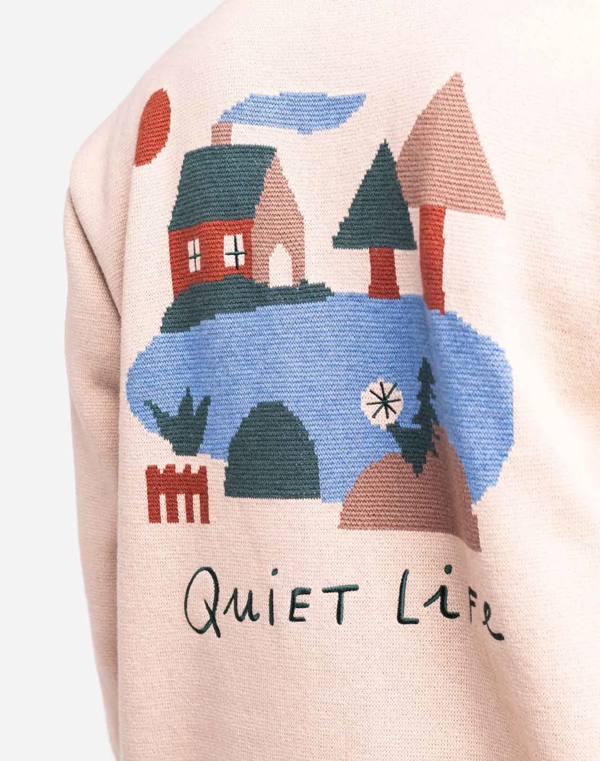 OLOW Cardi quiet life cardigan beige laine