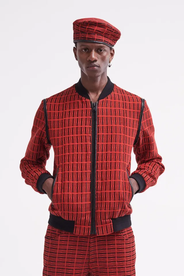 French Deal Essentiel veste pagne Baoulé soie