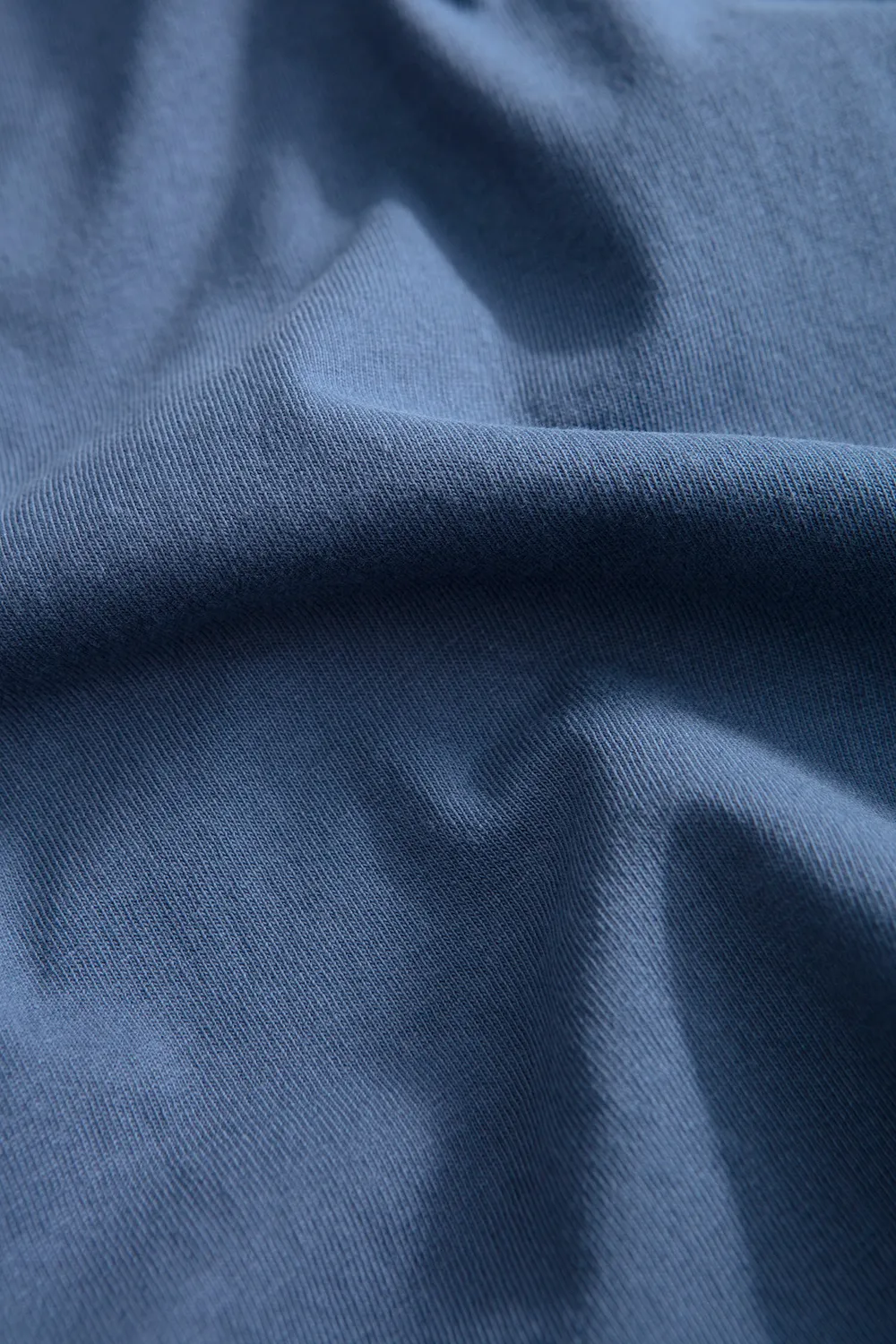 Edmmond Studios Mini Logo Plain Dk Blue t-shirt bleu stonewash