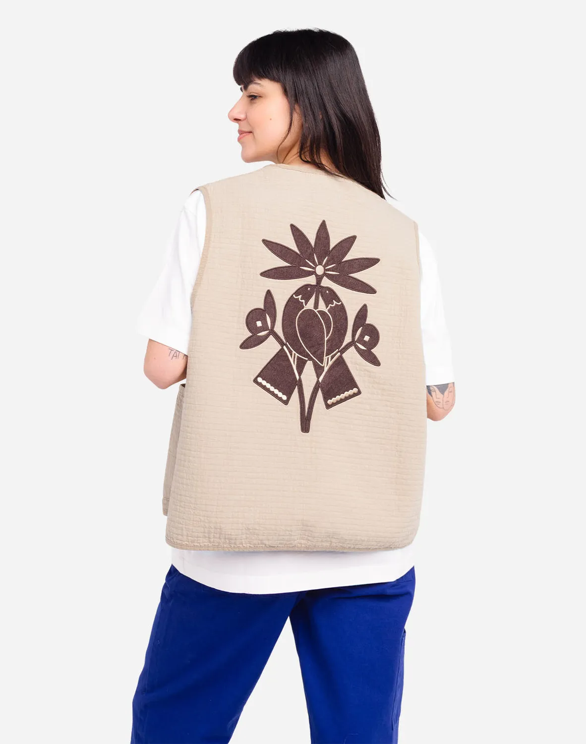 Olow Menzel Amor gilet sans manches vert olive