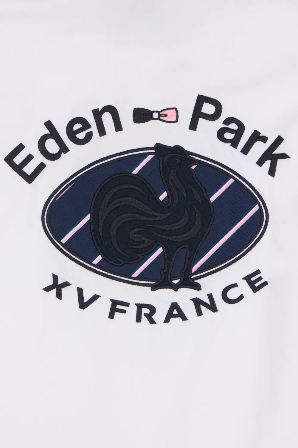 Eden Park XV de France chemise homme blanche coton coupe droite