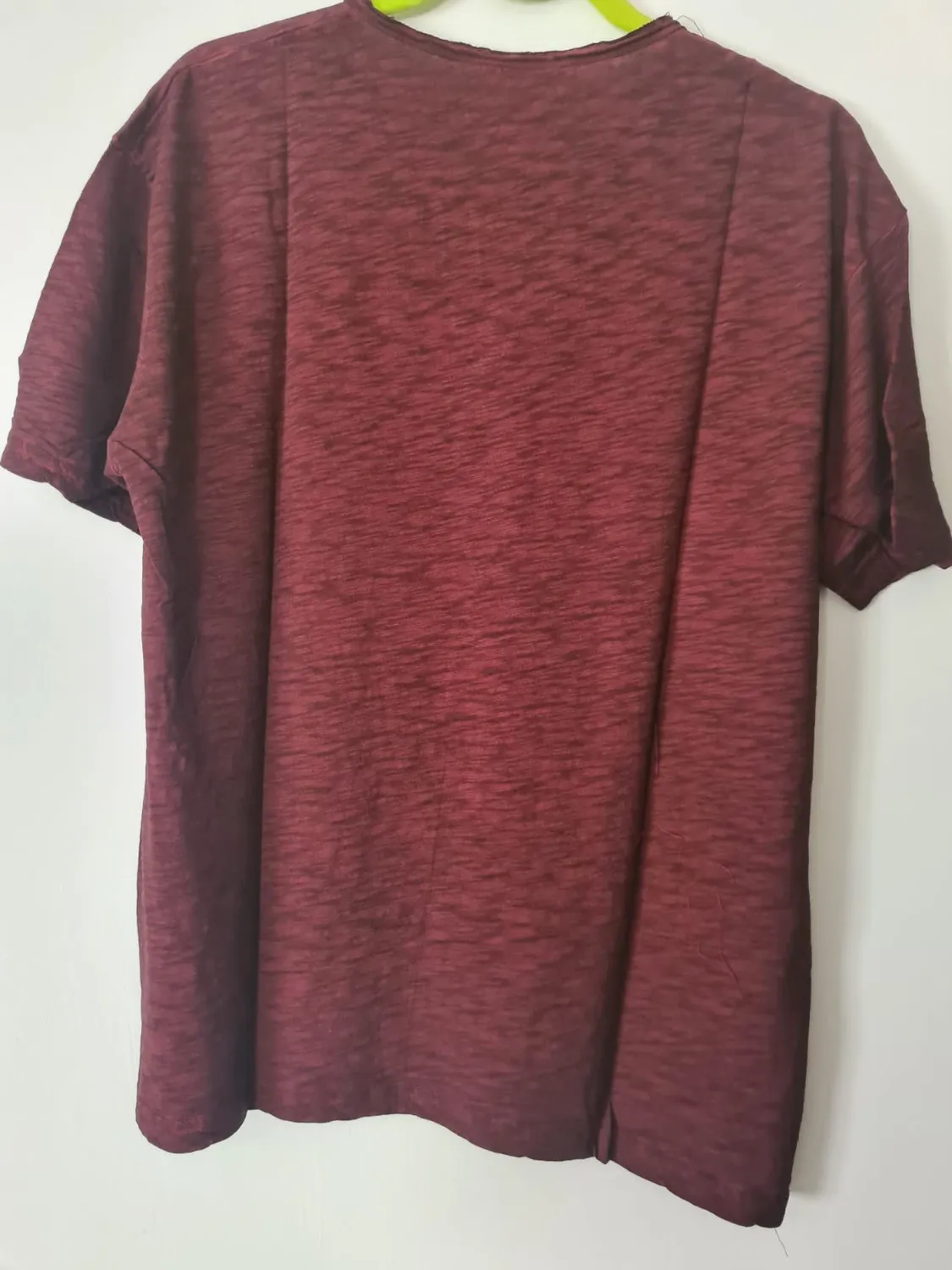 Subliminal Mode BX152 t-shirt col rond L bleu jean délavé