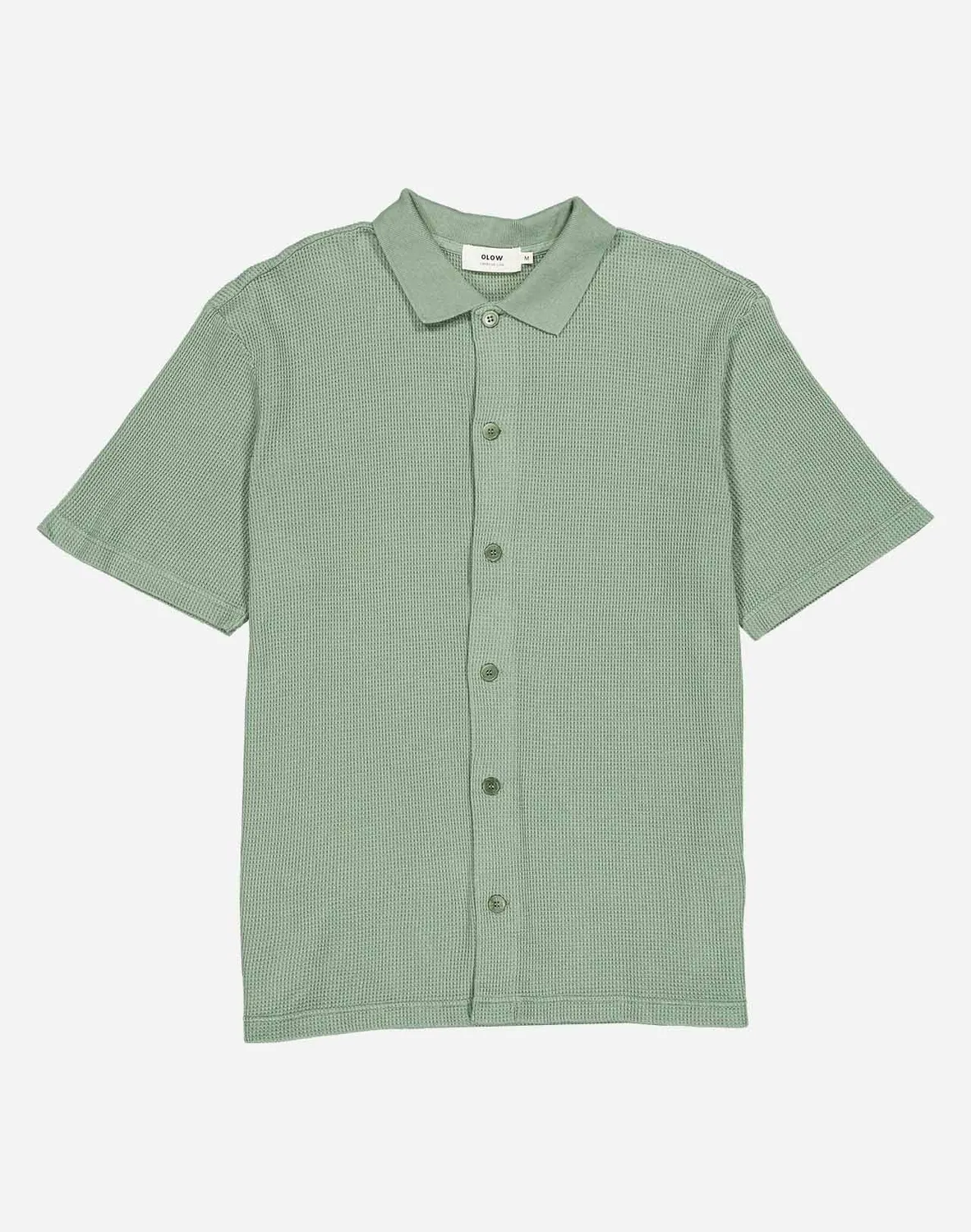 OLOW Cheech polo vert sauge coton bio