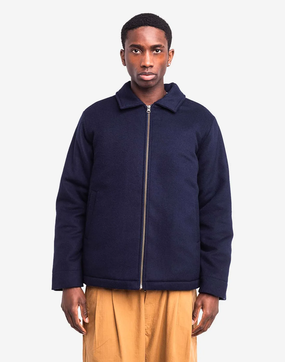 OLOW Sherwood veste marine laine mérinos