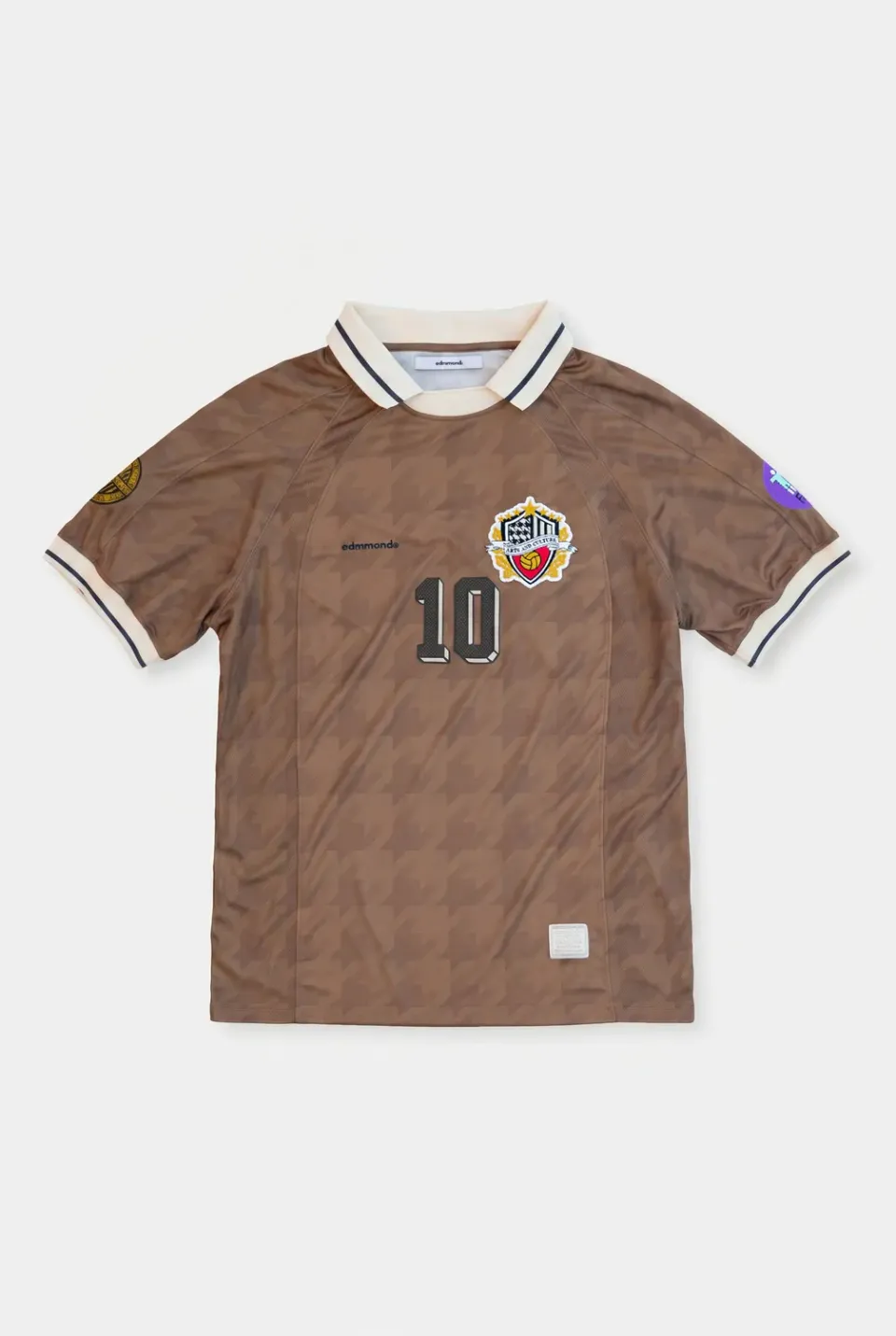 Edmmond Studios Mundial Tee t-shirt marron technique foot