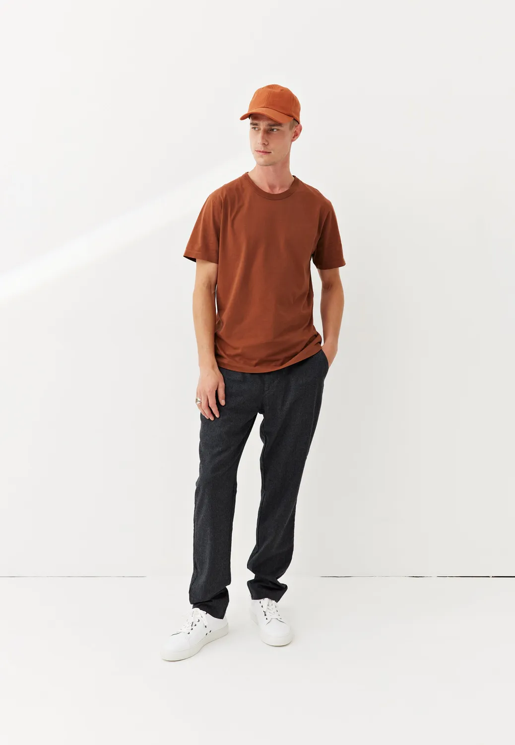 Loom t-shirt classique tee-shirt coton bio blanc
