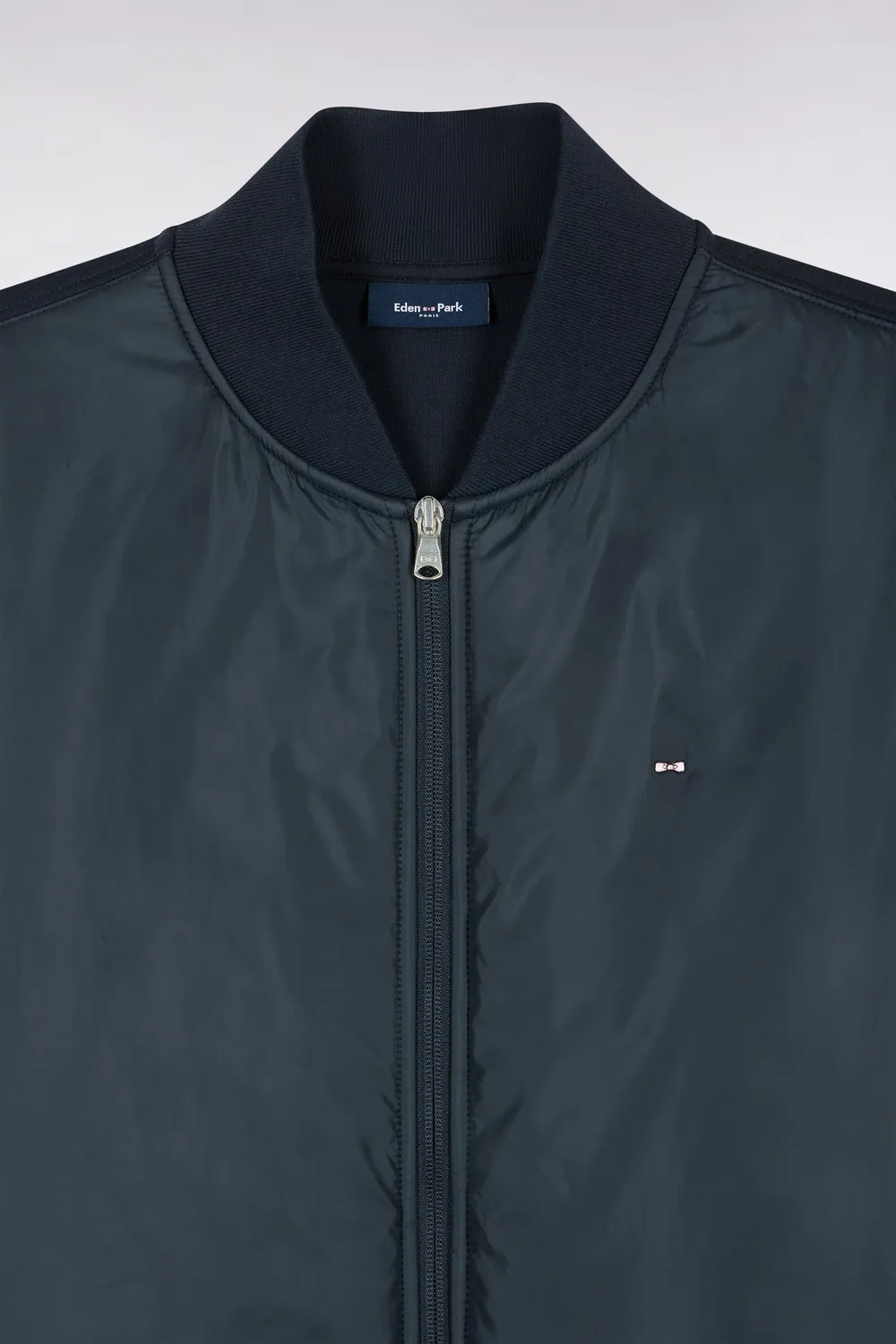 Eden Park H26MAISW0035 sweat teddy marine zippé droit