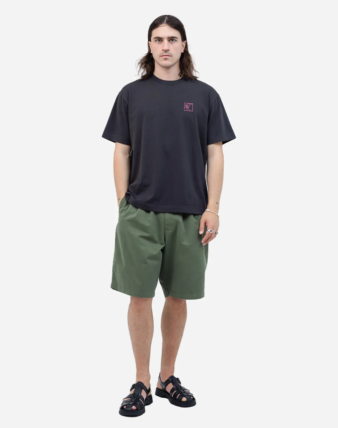 OLOW Pomba t-shirt loose coton bio noir