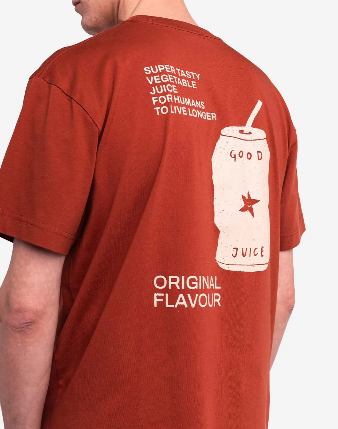 OLOW Flavour t-shirt ample rouille coton bio