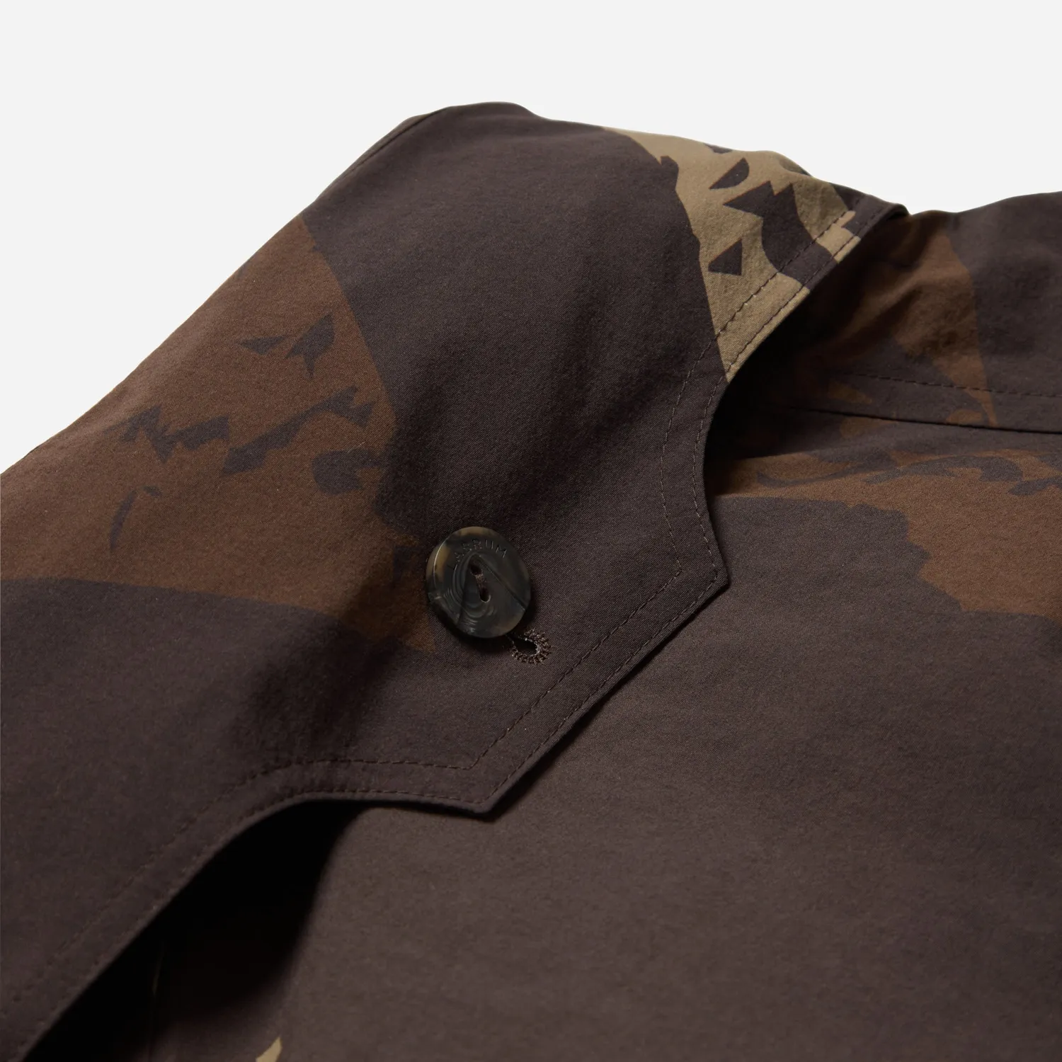 Labrum x adidas x END. parka Night Brown nylon oversize