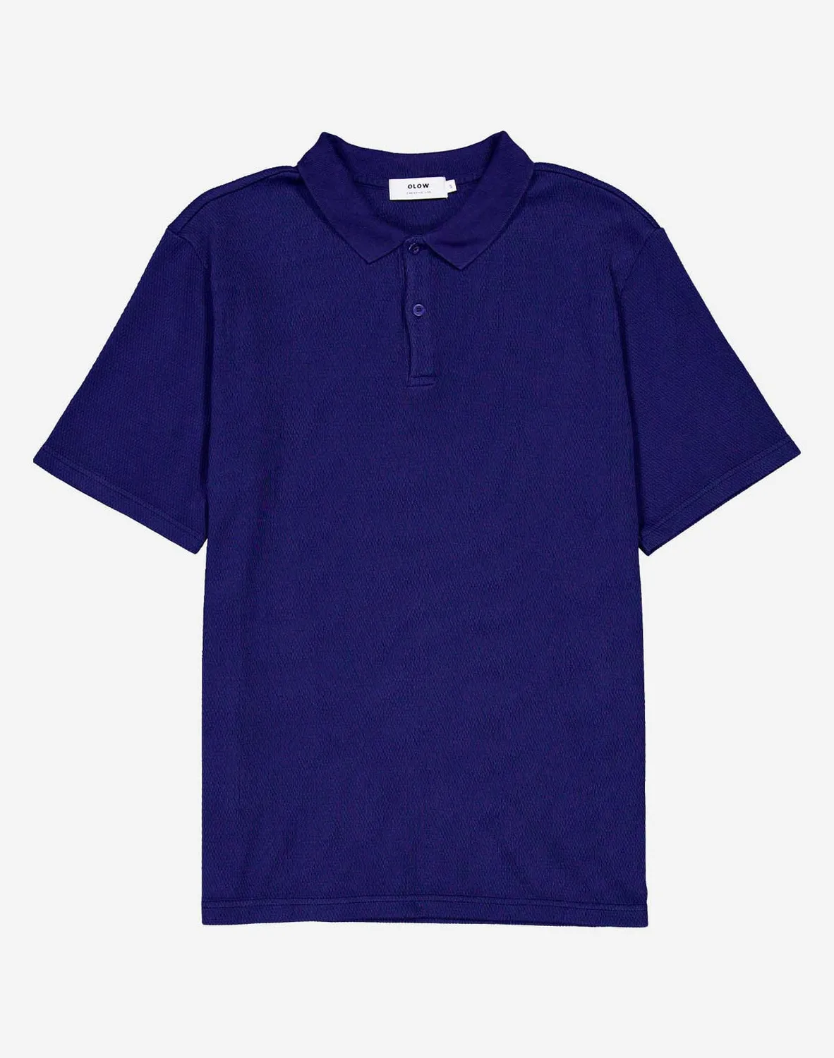 OLOW Fez polo ultramarine coton coupe droite