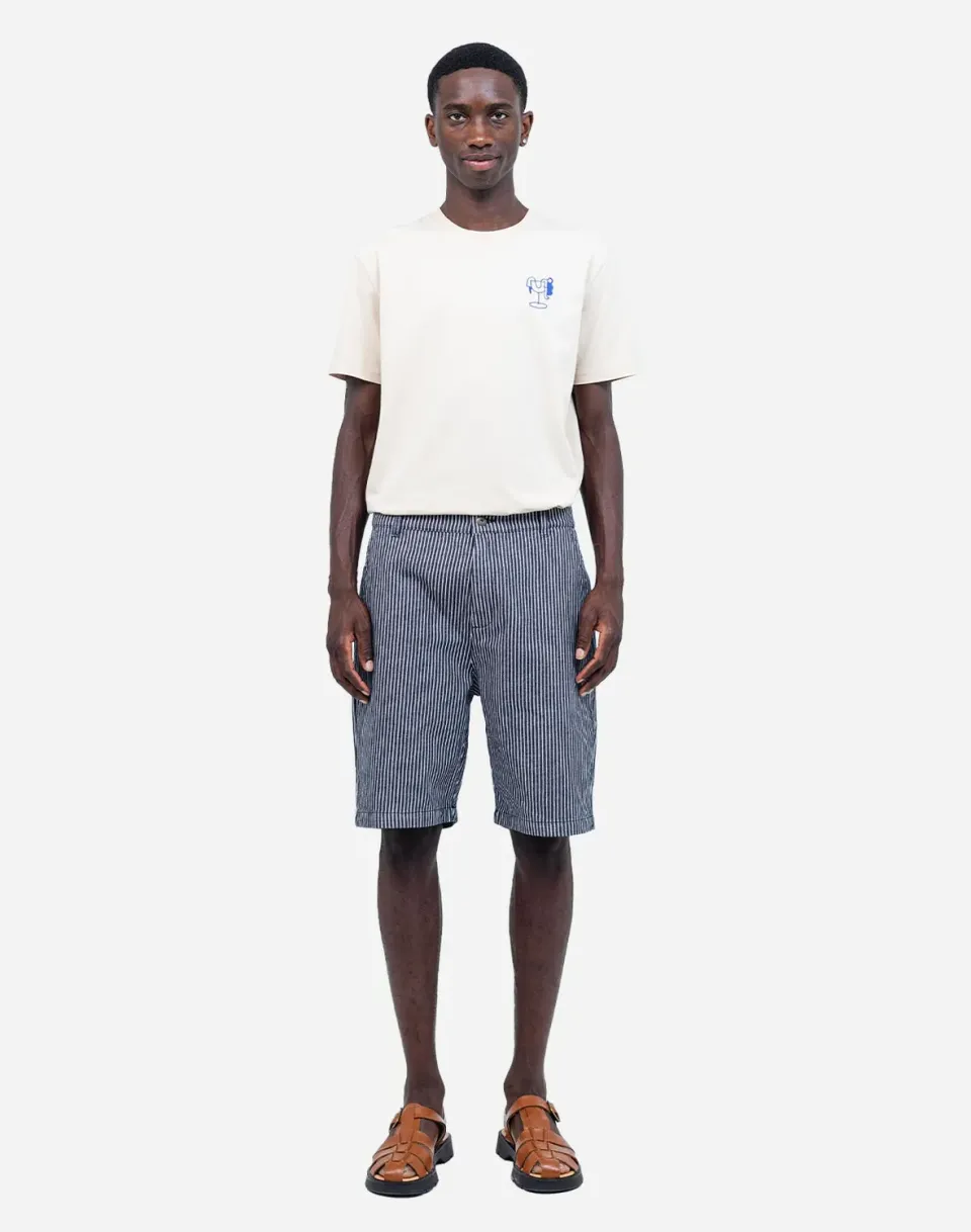 OLOW Diy short homme rayé coton bio 28 US