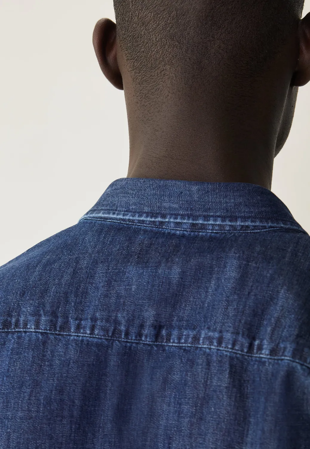 Loom chemise en jean chemise bleu moyen robuste
