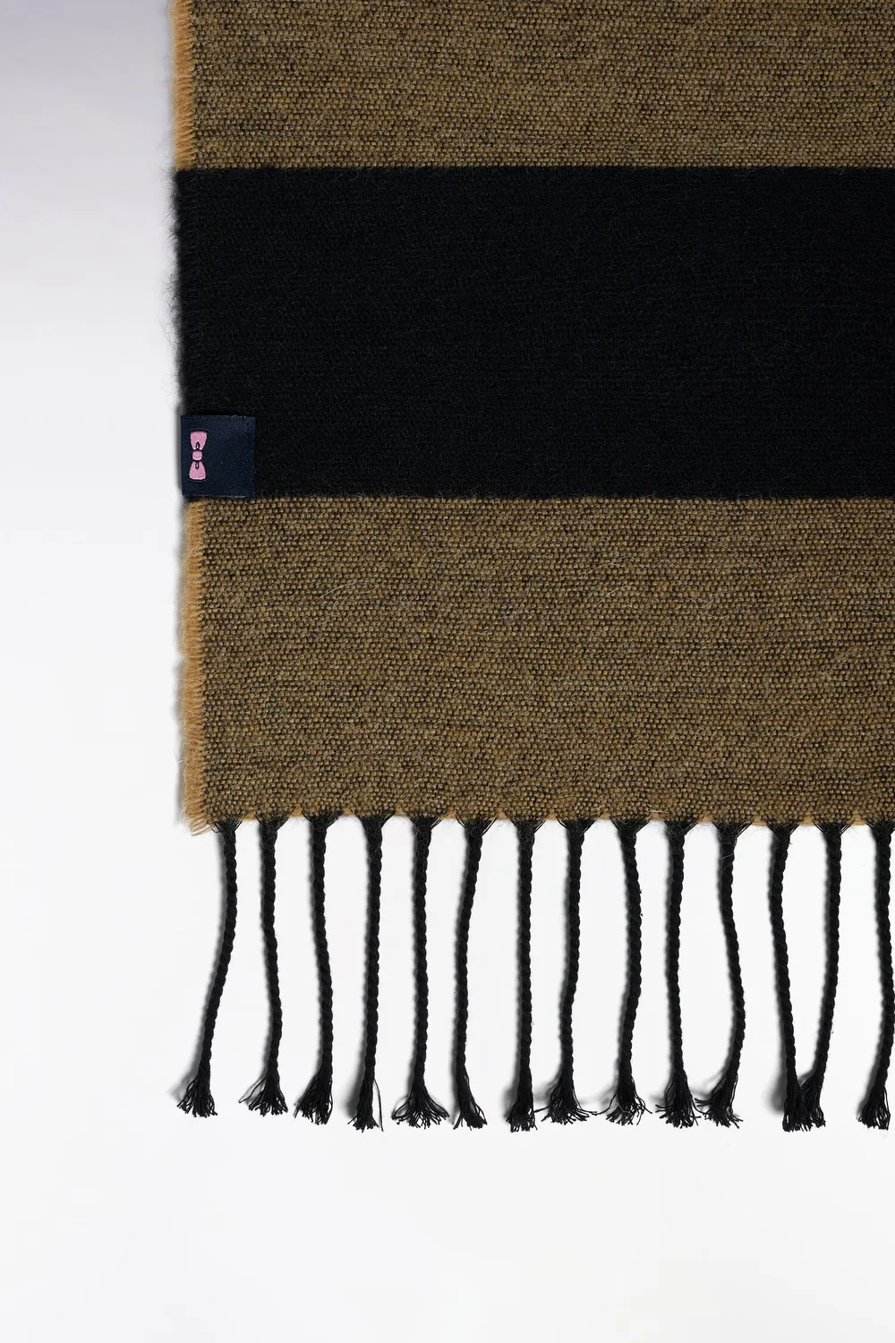 Eden Park écharpe duveteuse marine beige