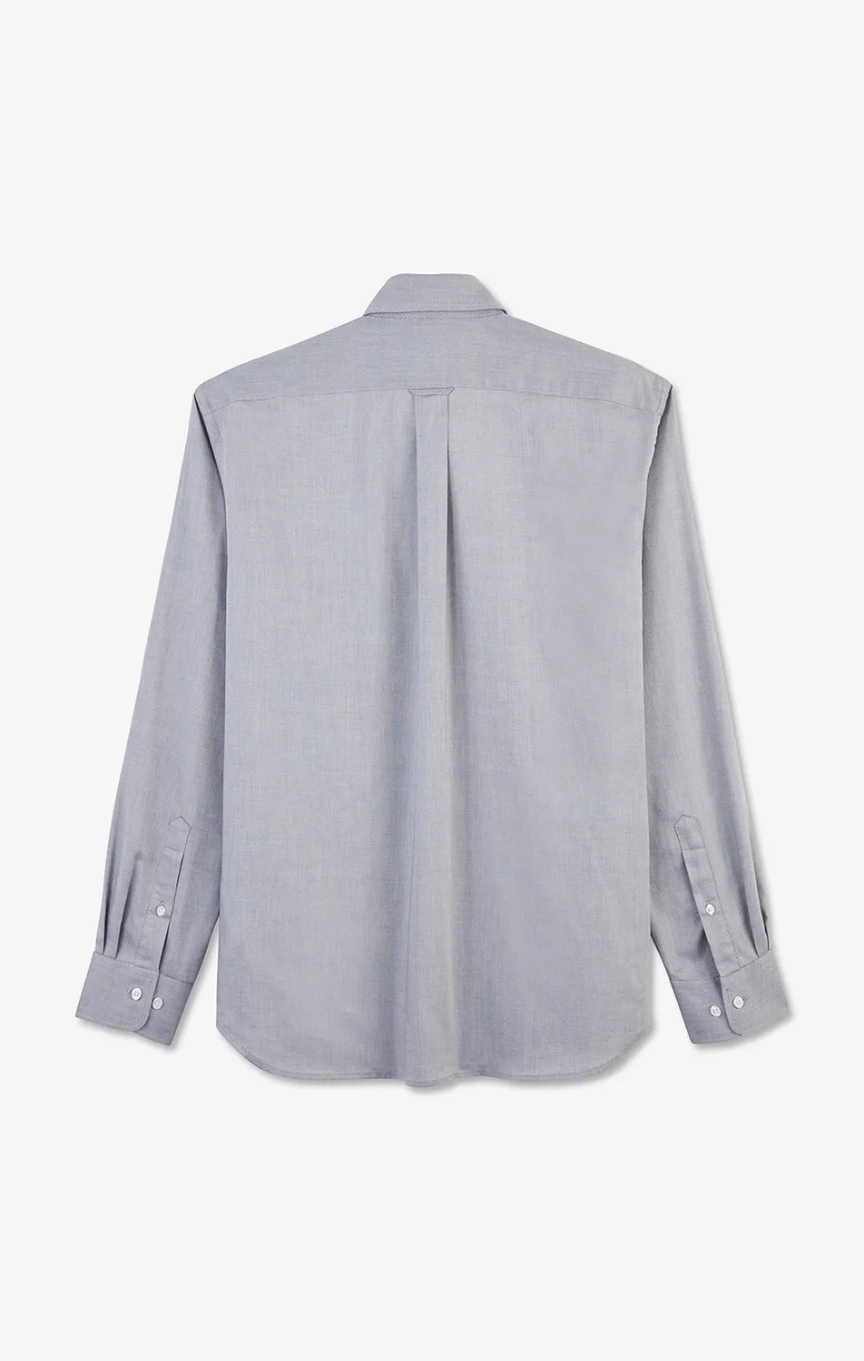 Eden Park chemise coton Oxford gris clair regular