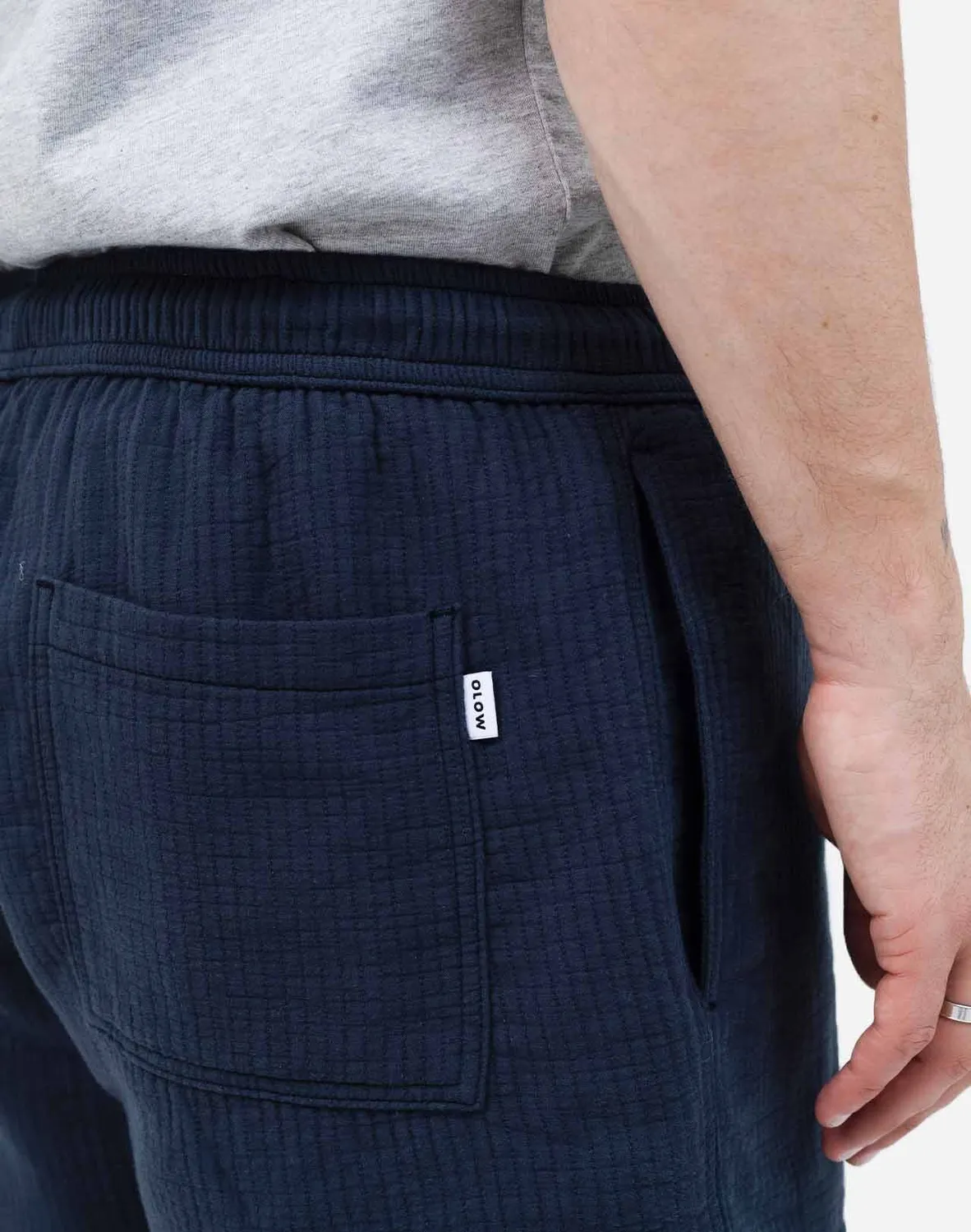 OLOW Bodhi short bleu nuit coton taille élastique