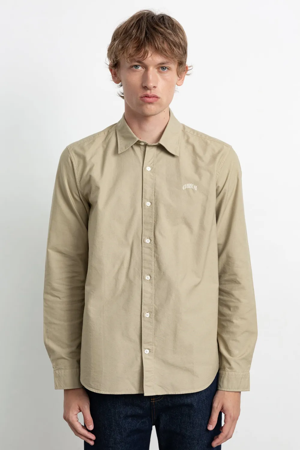Edmmond Studios Mini Core chemise taupe oxford